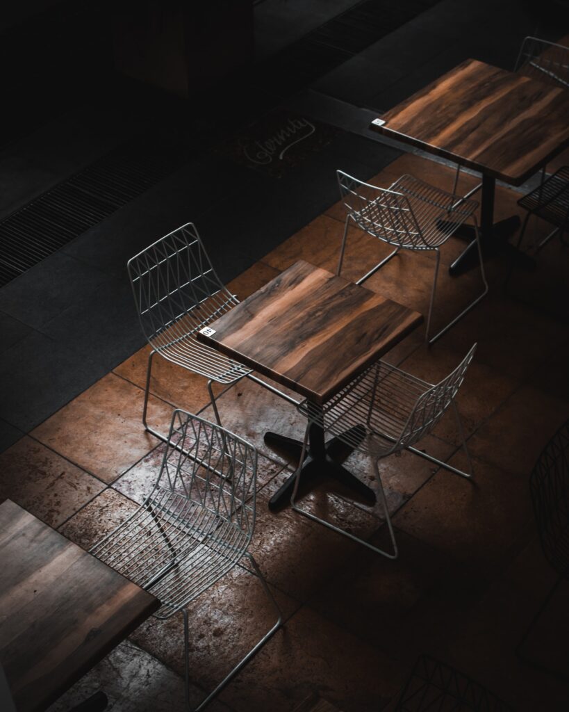Diseño de restaurantes - materiales